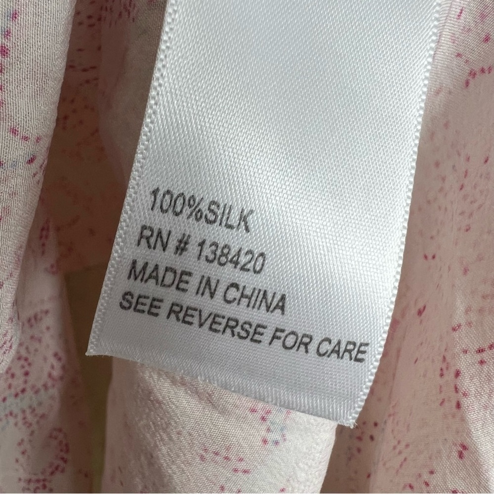 Etcetera asymmetric silk lightweight tank size 0 - Picture 3 of 4